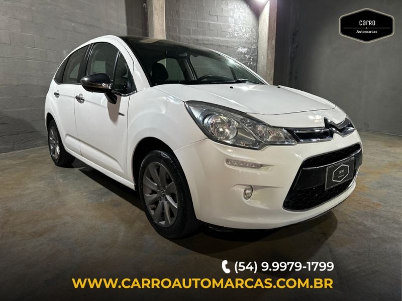 Citroen C3 1.6 EXCLUSIVE 16V FLEX 4P MANUAL 2013/2014 CARRO AUTOMARCAS CAXIAS DO SUL / Carros no Vale
