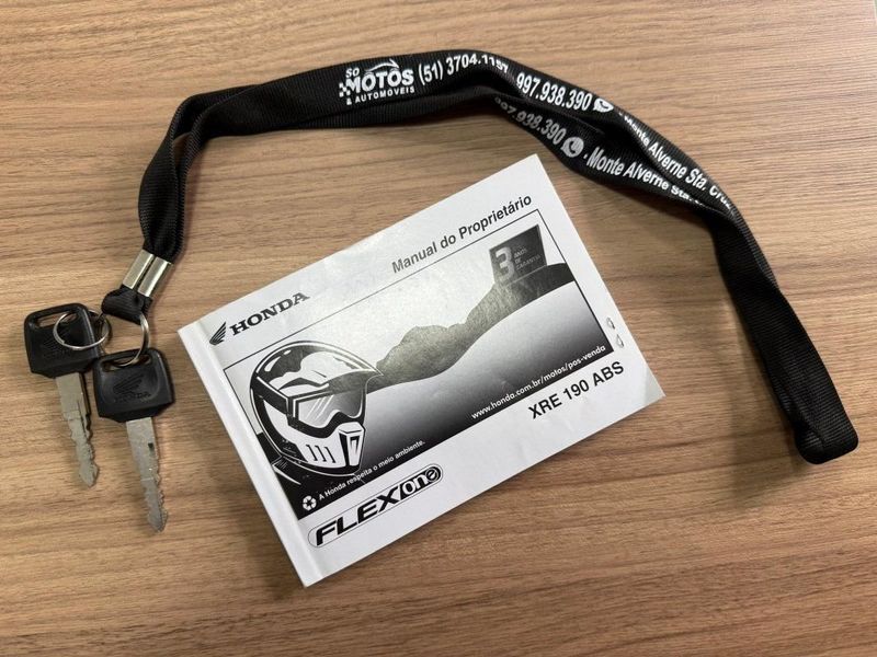 Honda XRE 190 ABS 2019 SÓ MOTOS E AUTOMÓVEIS SANTA CRUZ DO SUL / Carros no Vale