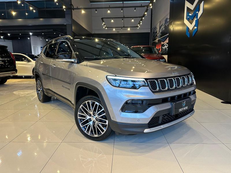 Jeep Compass LIMITED T270 1.3 TB 4×2 Flex Aut 2021/2022 CONCEPT MOTORS PASSO FUNDO / Carros no Vale