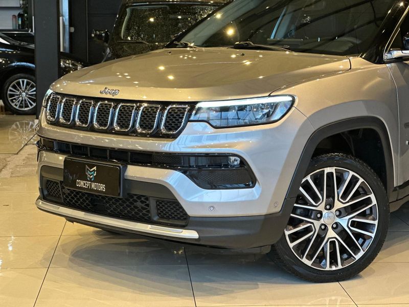 Jeep Compass LIMITED T270 1.3 TB 4×2 Flex Aut 2021/2022 CONCEPT MOTORS PASSO FUNDO / Carros no Vale