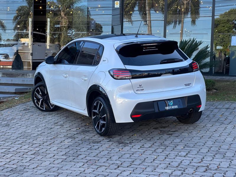 Peugeot 208 GT 1.0 Turbo Flex 5p Aut. 2024/2025 CONCEPT MOTORS PASSO FUNDO / Carros no Vale