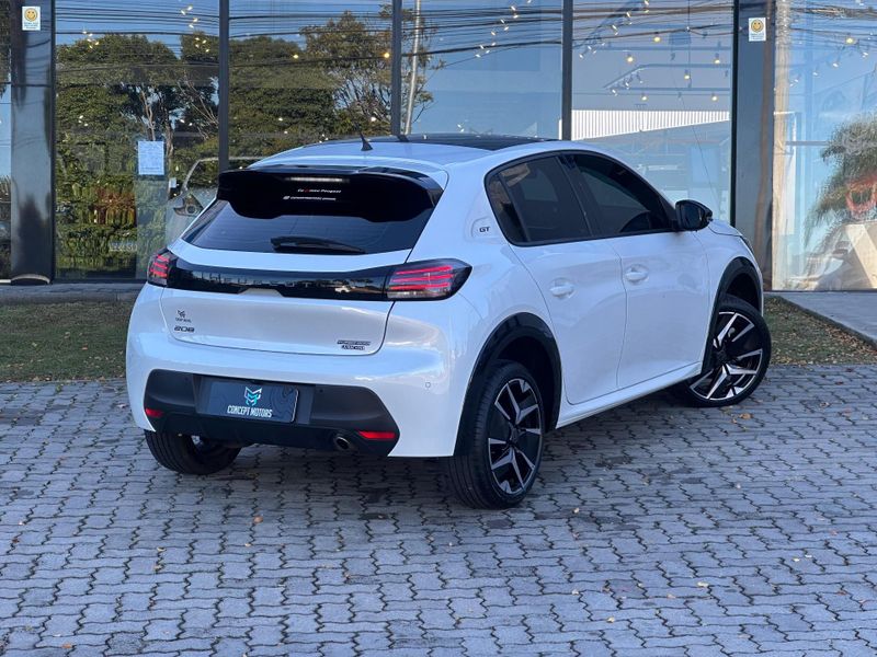 Peugeot 208 GT 1.0 Turbo Flex 5p Aut. 2024/2025 CONCEPT MOTORS PASSO FUNDO / Carros no Vale