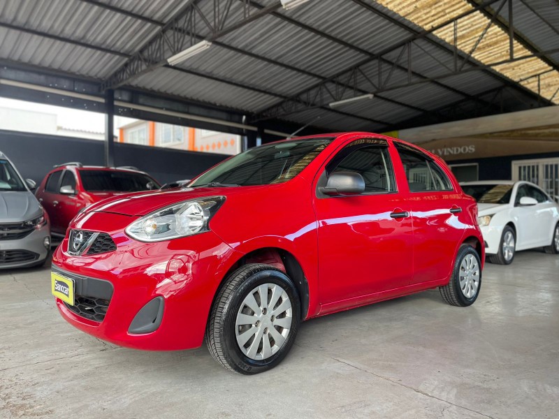 NISSAN MARCH 1.0 S 2015/2015 SANCCAR VEÍCULOS SANTA CRUZ DO SUL / Carros no Vale