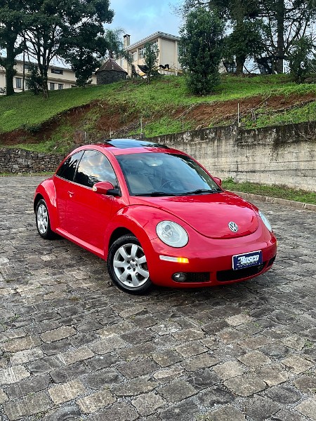 VOLKSWAGEN NEW BEETLE 2.0 MI 8V GASOLINA 2P AUTOMÁTICO 2008/2009 BOSCO AUTOMÓVEIS GUAPORÉ / Carros no Vale