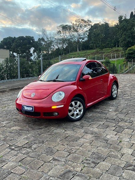 VOLKSWAGEN NEW BEETLE 2.0 MI 8V GASOLINA 2P AUTOMÁTICO 2008/2009 BOSCO AUTOMÓVEIS GUAPORÉ / Carros no Vale