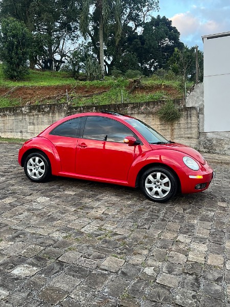 VOLKSWAGEN NEW BEETLE 2.0 MI 8V GASOLINA 2P AUTOMÁTICO 2008/2009 BOSCO AUTOMÓVEIS GUAPORÉ / Carros no Vale