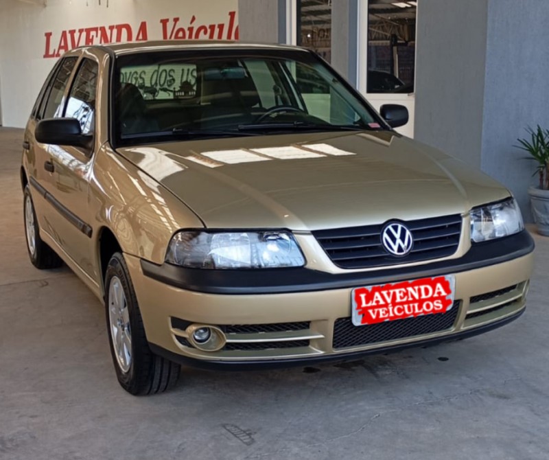 VOLKSWAGEN GOL 1.6 MI POWER TOTAL FLEX 8V 4P 2004/2005 LAVENDA VEÍCULOS ARROIO DO MEIO / Carros no Vale