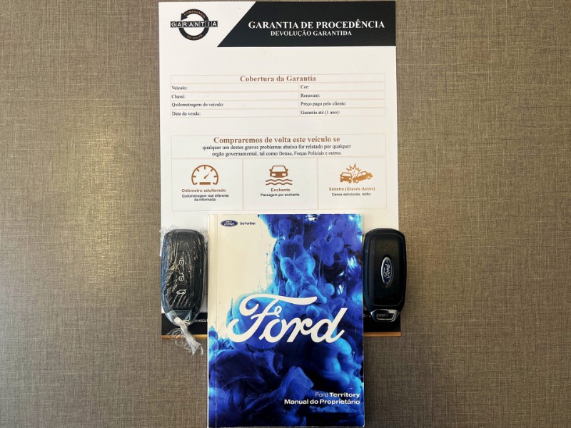 FORD TERRITORY 1.5 ECOBOOST GTDI GASOLINA TITANIUM AUTOMÁTICO 2020/2021 DUARTE VEÍCULOS PORTO ALEGRE / Carros no Vale
