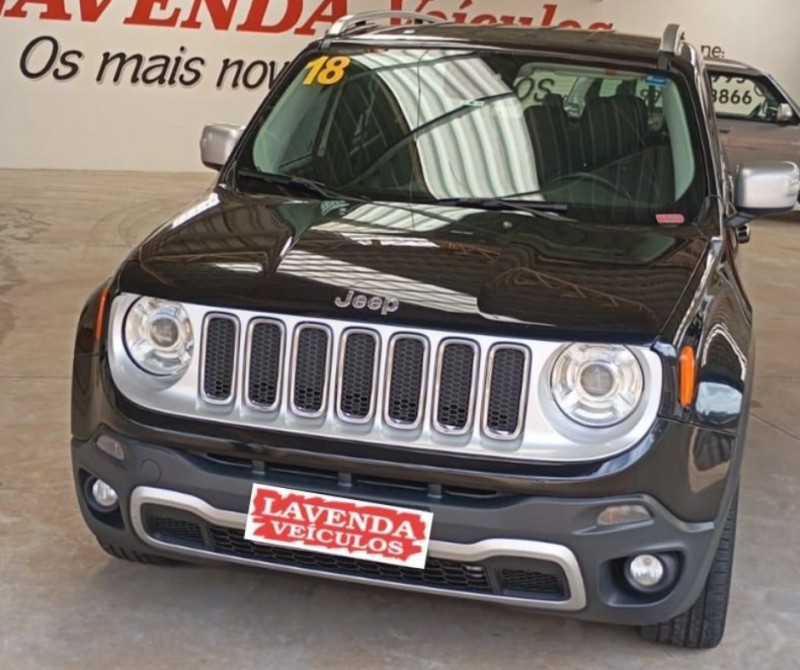 JEEP RENEGADE LIMITED 2.0 2018/2018 LAVENDA VEÍCULOS ARROIO DO MEIO / Carros no Vale