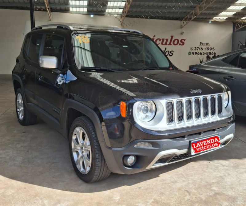 JEEP RENEGADE LIMITED 2.0 2018/2018 LAVENDA VEÍCULOS ARROIO DO MEIO / Carros no Vale