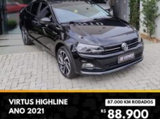 VOLKSWAGEN VIRTUS 1.0 200 TSI HIGHLINE AUTOMÁTICO 2021/2021 DE CONTO AUTOMÓVEIS SARANDI / Carros no Vale