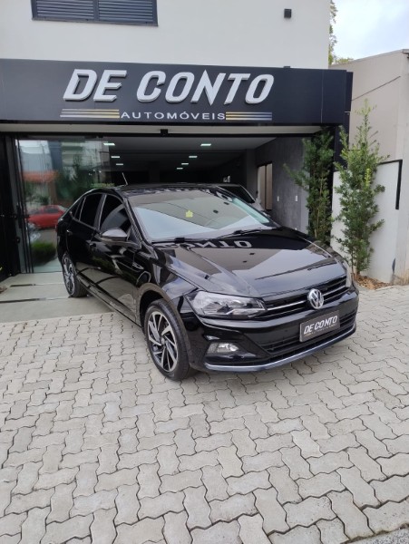 VOLKSWAGEN VIRTUS 1.0 200 TSI HIGHLINE AUTOMÁTICO 2021/2021 DE CONTO AUTOMÓVEIS SARANDI / Carros no Vale