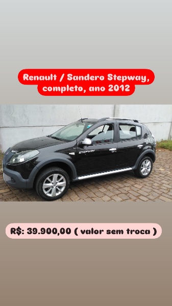RENAULT SANDERO 1.6 STEPWAY 16V - 2012