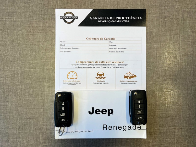 JEEP RENEGADE LONGITUDE 1.8 4X2 FLEX 16V AUT. 2018/2018 DUARTE VEÍCULOS PORTO ALEGRE / Carros no Vale