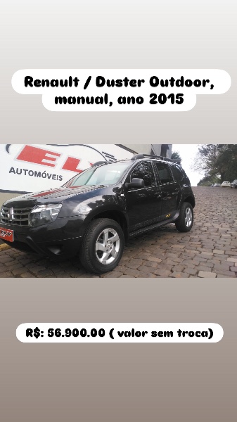 RENAULT DUSTER 1.6 OUTDOOR HI-FLEX - 2015