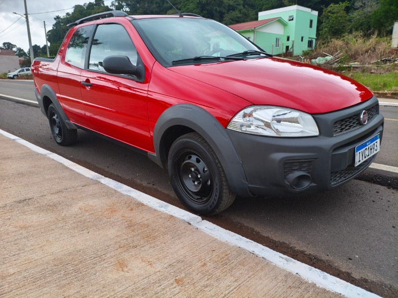 FIAT STRADA 1.4 MPI HARD WORKING CD 8V FLEX 3P MANUAL 2017/2018 ADRIANO VEÍCULOS CRUZEIRO DO SUL / Carros no Vale