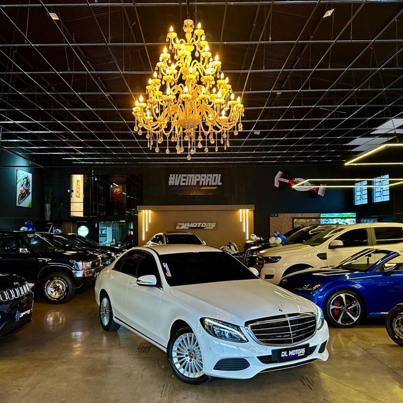 Mercedes-benz C180 1.6 Turbo Exclusive 2018/2018 DL MOTORS LAJEADO / Carros no Vale