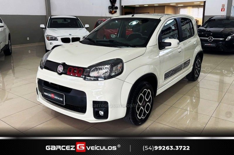 FIAT UNO 1.4 EVO SPORTING 8V AUTOMATIZADO 2014/2015 GARCEZ VEÍCULOS BENTO GONÇALVES / Carros no Vale