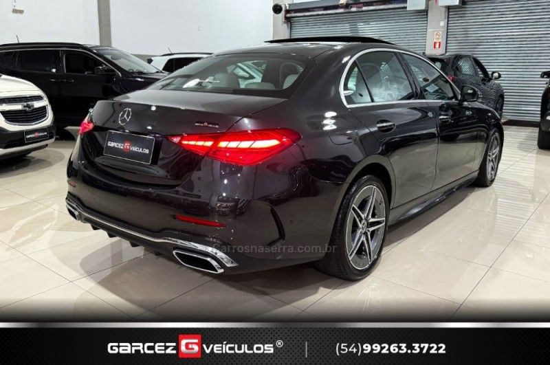 MERCEDES-BENZ C 200 1.5 EQ BOOST TURBO AMG LINE HIBRIDO 2022/2022 GARCEZ VEÍCULOS BENTO GONÇALVES / Carros no Vale