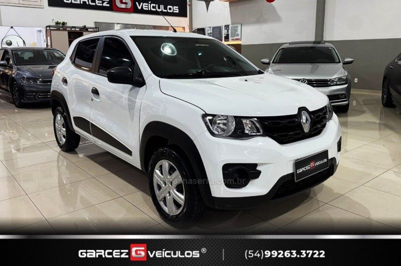 RENAULT KWID 1.0 12V SCE ZEN 2019/2020 GARCEZ VEÍCULOS BENTO GONÇALVES / Carros no Vale