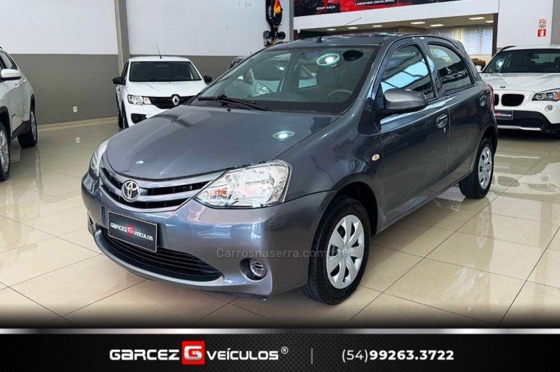 TOYOTA ETIOS 1.3 X 16V 2015/2015 GARCEZ VEÍCULOS BENTO GONÇALVES / Carros no Vale