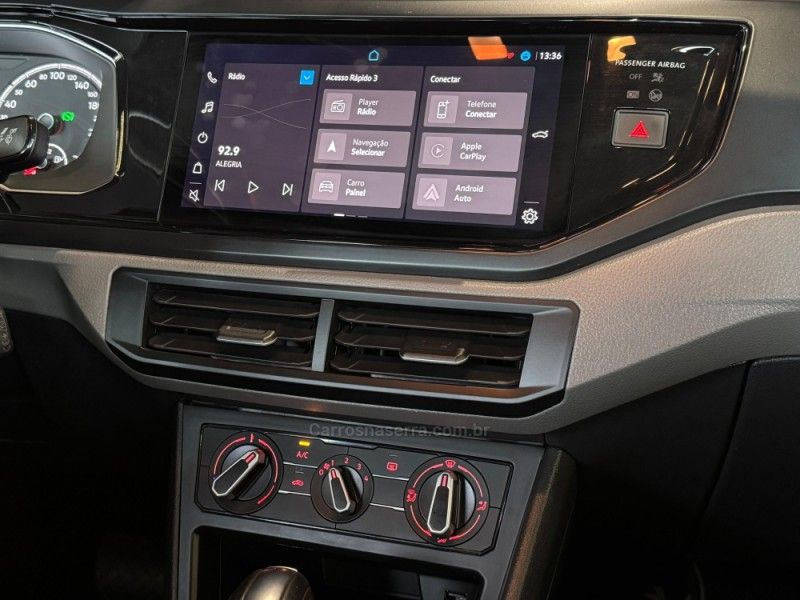 VOLKSWAGEN VIRTUS 1.0 200 TSI COMFORTLINE 2021/2022 GRIFFCAR MULTIMARCAS DOIS IRMÃOS / Carros no Vale