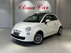 FIAT 500 1.4 CULT 8V AUTOMATIZADO 2013/2014 ÓTIMA CAR FLORES DA CUNHA / Carros no Vale