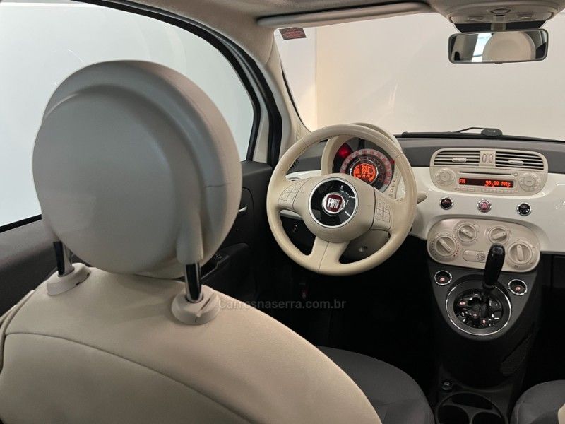 FIAT 500 1.4 CULT 8V AUTOMATIZADO 2013/2014 ÓTIMA CAR FLORES DA CUNHA / Carros no Vale