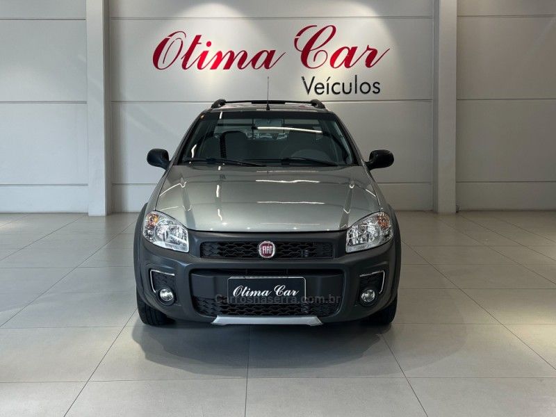 FIAT STRADA 1.4 MPI HARD WORKING CE 8V 2016/2017 ÓTIMA CAR FLORES DA CUNHA / Carros no Vale