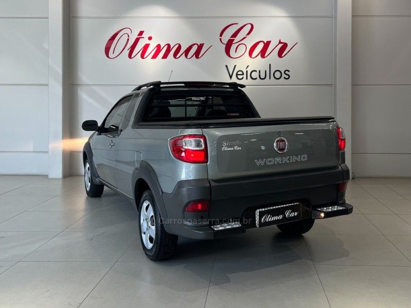 FIAT STRADA 1.4 MPI HARD WORKING CE 8V 2016/2017 ÓTIMA CAR FLORES DA CUNHA / Carros no Vale