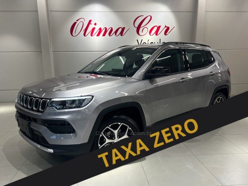 JEEP COMPASS 1.3 LONGITUDE T270 16V TURBO 2025/2025 ÓTIMA CAR FLORES DA CUNHA / Carros no Vale