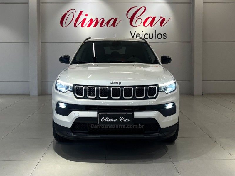 JEEP COMPASS 1.3 SPORT T270 16V TURBO 2023/2023 ÓTIMA CAR FLORES DA CUNHA / Carros no Vale