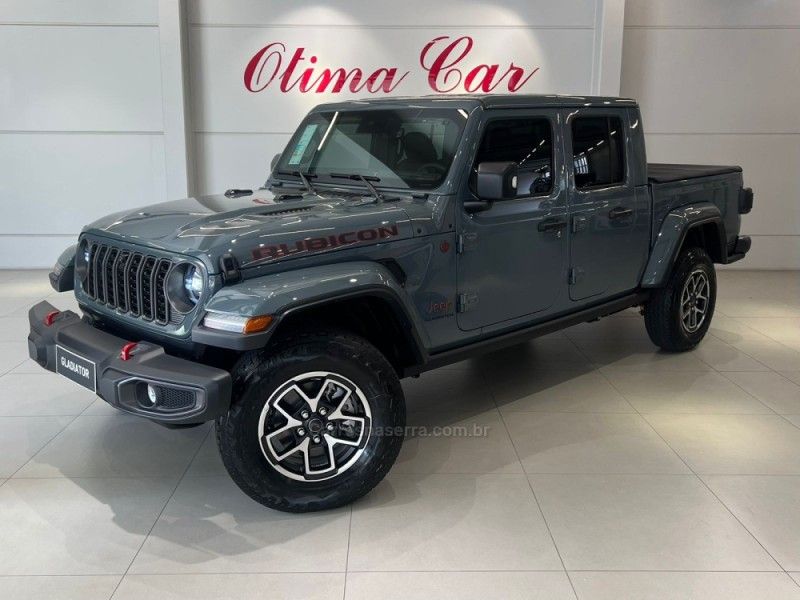 JEEP GLADIATOR 3.6 RUBICON V6 4×4 2024/2024 ÓTIMA CAR FLORES DA CUNHA / Carros no Vale