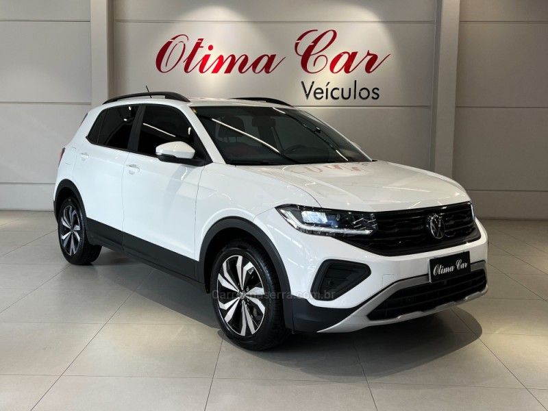 VOLKSWAGEN T-CROSS 1.0 TSI 12V 2024/2025 ÓTIMA CAR FLORES DA CUNHA / Carros no Vale
