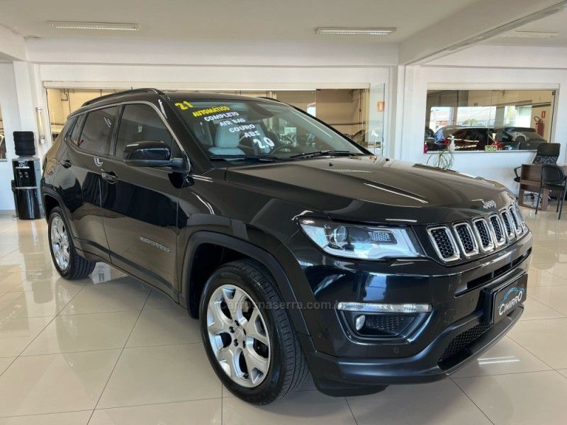 JEEP COMPASS 2.0 16V LONGITUDE 2021/2021 CIMIRRO AUTOMÓVEIS TAQUARA / Carros no Vale