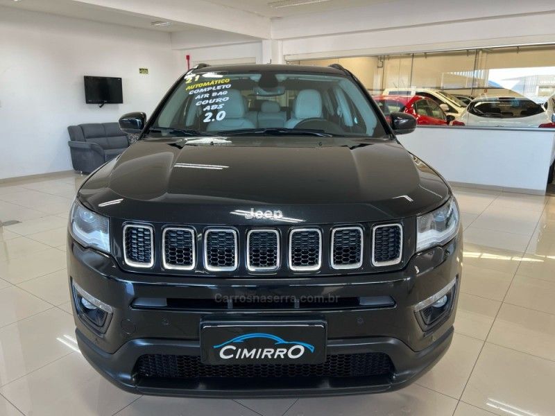 JEEP COMPASS 2.0 16V LONGITUDE 2021/2021 CIMIRRO AUTOMÓVEIS TAQUARA / Carros no Vale