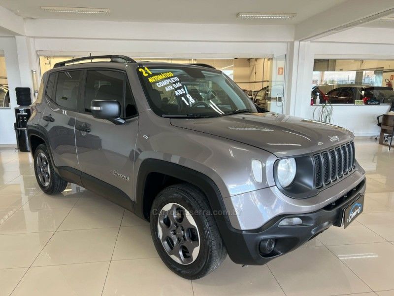 JEEP RENEGADE 1.8 16V 2020/2021 CIMIRRO AUTOMÓVEIS TAQUARA / Carros no Vale