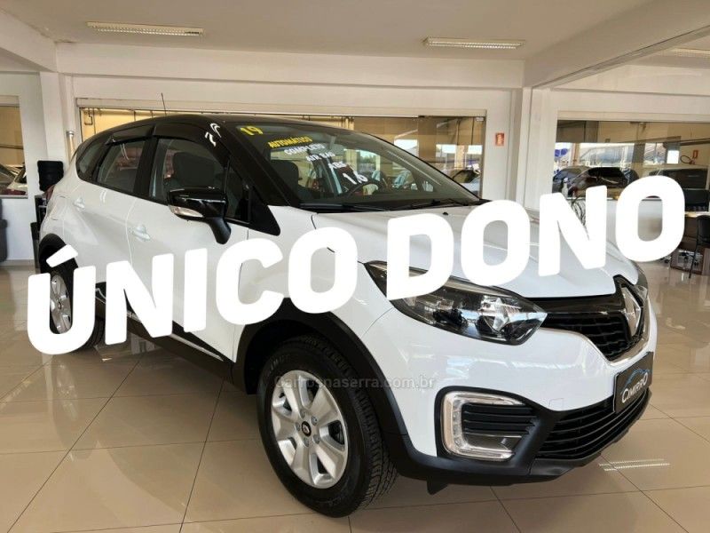 RENAULT CAPTUR 1.6 LIFE 16V 2019/2019 CIMIRRO AUTOMÓVEIS TAQUARA / Carros no Vale