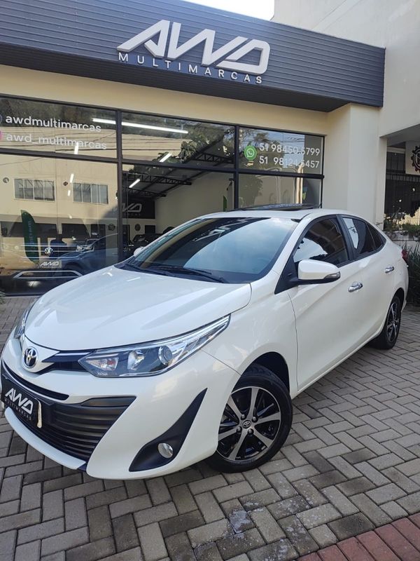 TOYOTA YARIS 1.5 XLS SEDAN 16V 2019/2019 AWD MULTIMARCAS LAJEADO / Carros no Vale