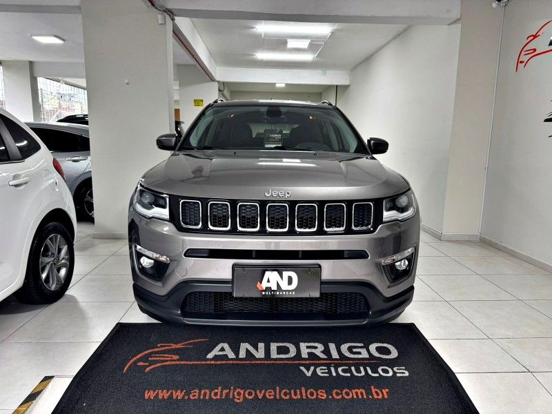 JEEP COMPASS 2.0 16V LONGITUDE 2018/2018 ANDRIGO VEÍCULOS CAXIAS DO SUL / Carros no Vale