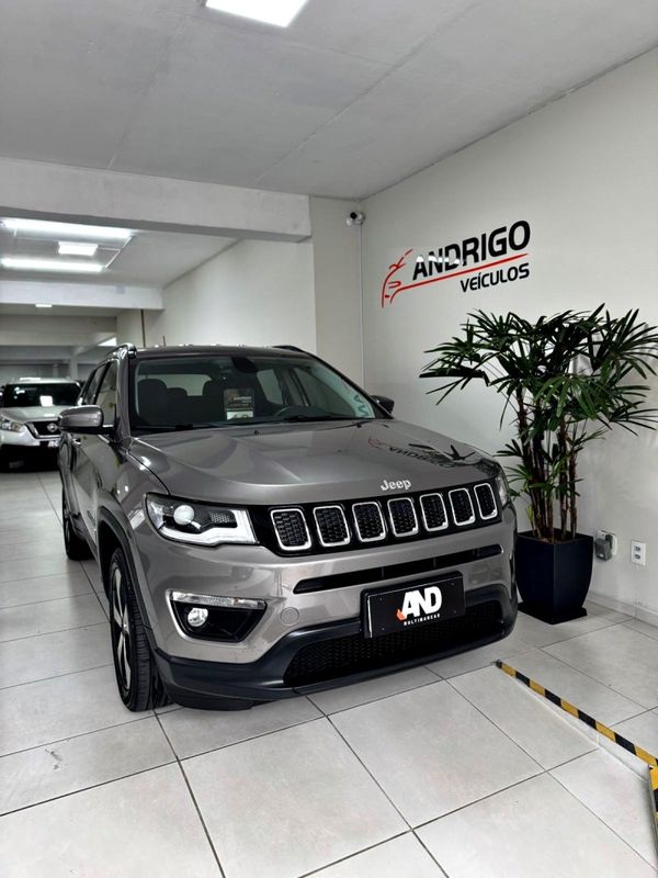 JEEP COMPASS 2.0 16V LONGITUDE 2018/2018 ANDRIGO VEÍCULOS CAXIAS DO SUL / Carros no Vale