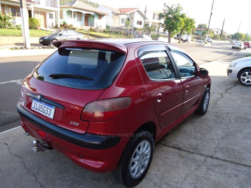 PEUGEOT 206 1.0 SOLEIL 16V 2004/2004 BOURSCHEID CARROS E MOTOS SANTA CLARA DO SUL / Carros no Vale