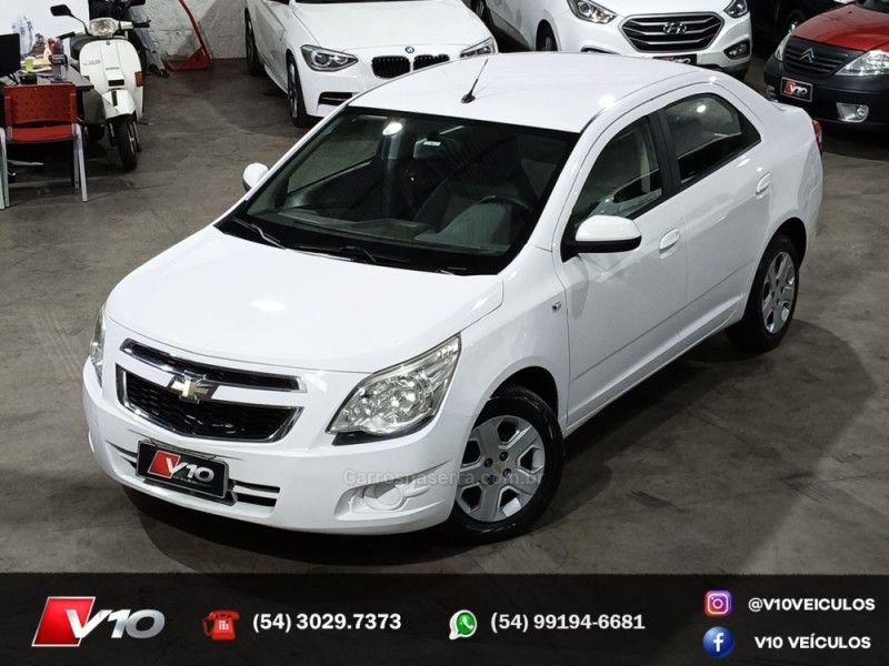 CHEVROLET COBALT 1.4 MPFI LT 8V 2012/2012 V10 VEÍCULOS CAXIAS DO SUL / Carros no Vale