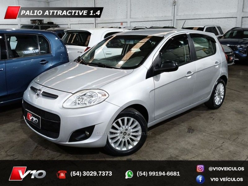 FIAT PALIO 1.4 MPI ATTRACTIVE 8V 2012/2013 V10 VEÍCULOS CAXIAS DO SUL / Carros no Vale