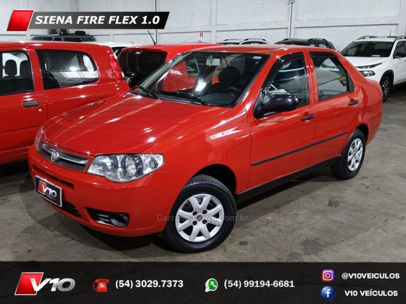 FIAT SIENA 1.0 MPI FIRE 8V 2010/2011 V10 VEÍCULOS CAXIAS DO SUL / Carros no Vale