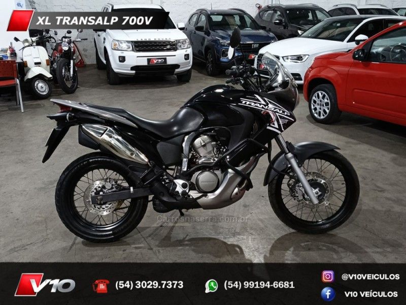 Honda Motos XL 700V TRANSALP ABS 2010/2011 V10 VEÍCULOS CAXIAS DO SUL / Carros no Vale