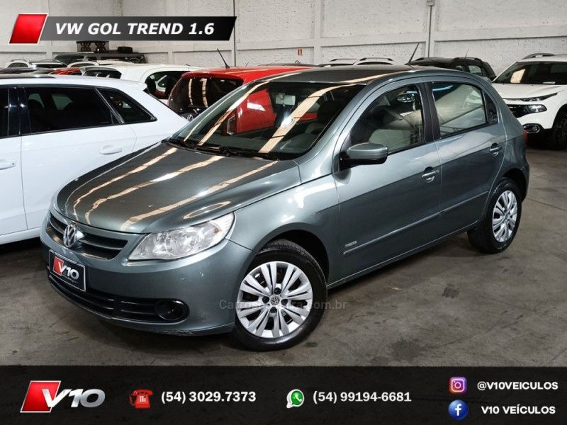 VOLKSWAGEN GOL 1.6 MI 8V G.V 2011/2012 V10 VEÍCULOS CAXIAS DO SUL / Carros no Vale