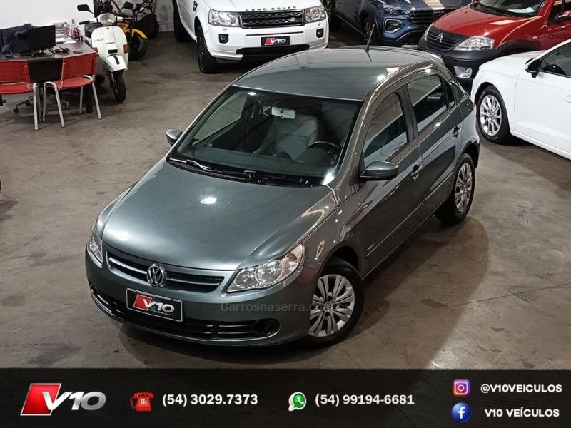 VOLKSWAGEN GOL 1.6 MI 8V G.V 2011/2012 V10 VEÍCULOS CAXIAS DO SUL / Carros no Vale