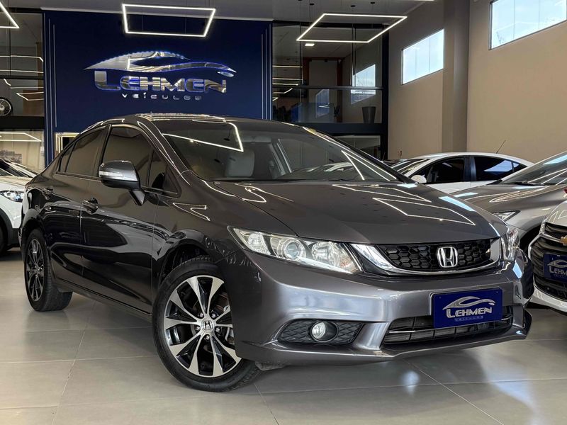 HONDA CIVIC 2.0 LXR 16V 2015/2015 LEHMEN VEÍCULOS VENÂNCIO AIRES / Carros no Vale