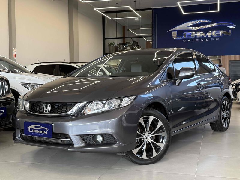 HONDA CIVIC 2.0 LXR 16V 2015/2015 LEHMEN VEÍCULOS VENÂNCIO AIRES / Carros no Vale
